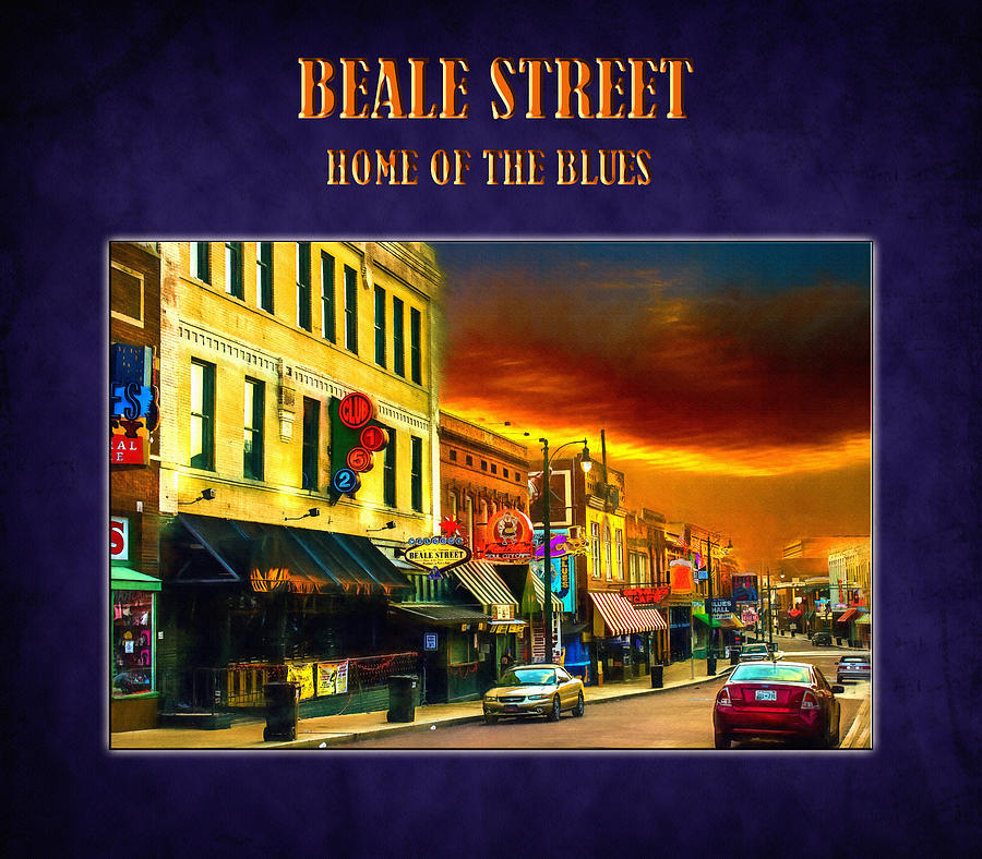 Music Photograph - Beale Street - Home of the Blues by Barry Jones
