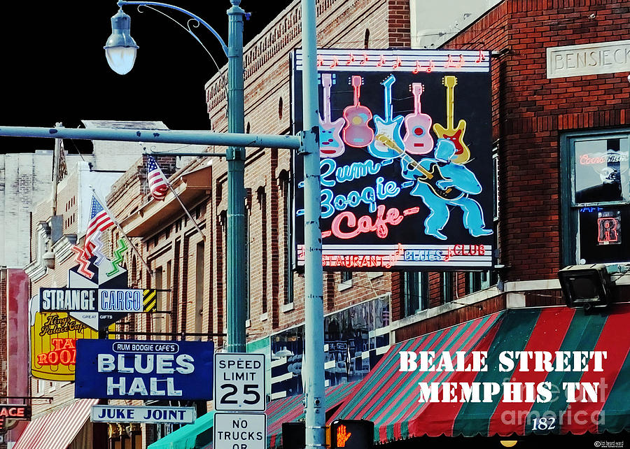 Beale Street memphis TN Photograph by Lizi Beard-Ward