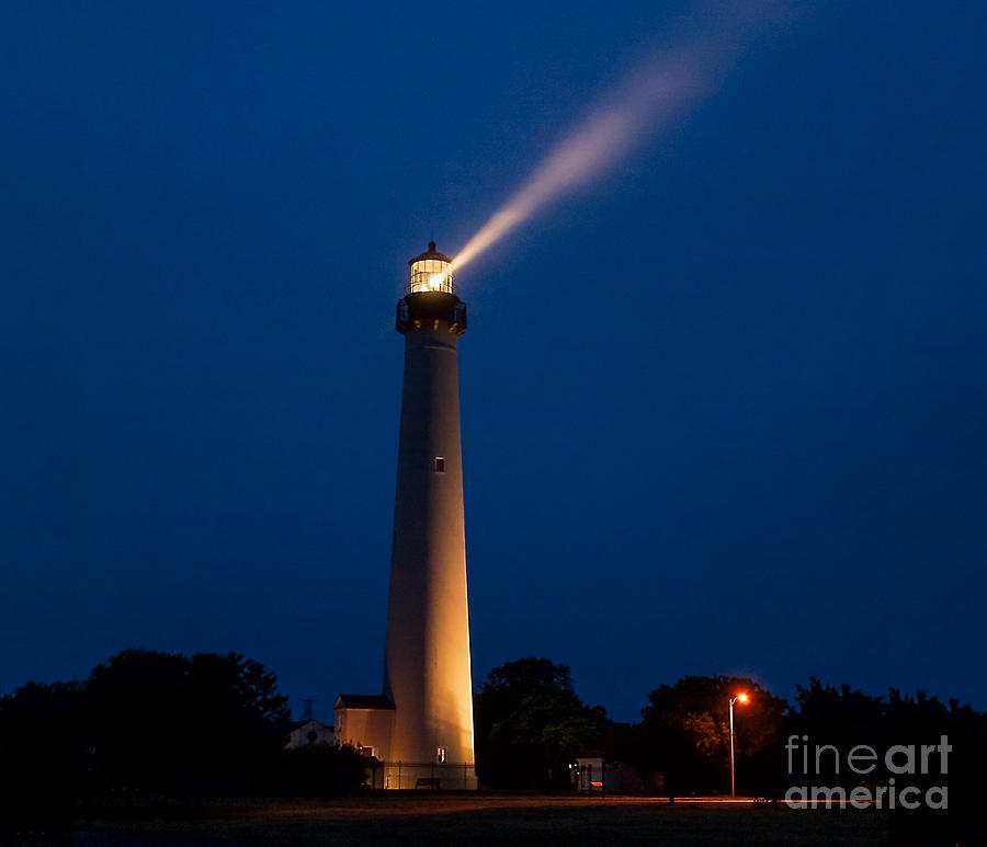 Beam of Light at Cape May Photograph by Nick Zelinsky Jr