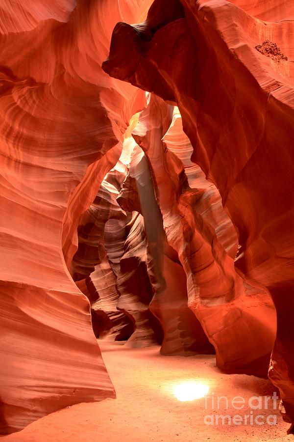 Beaming Down Through The Canyon Walls Photograph by Adam Jewell
