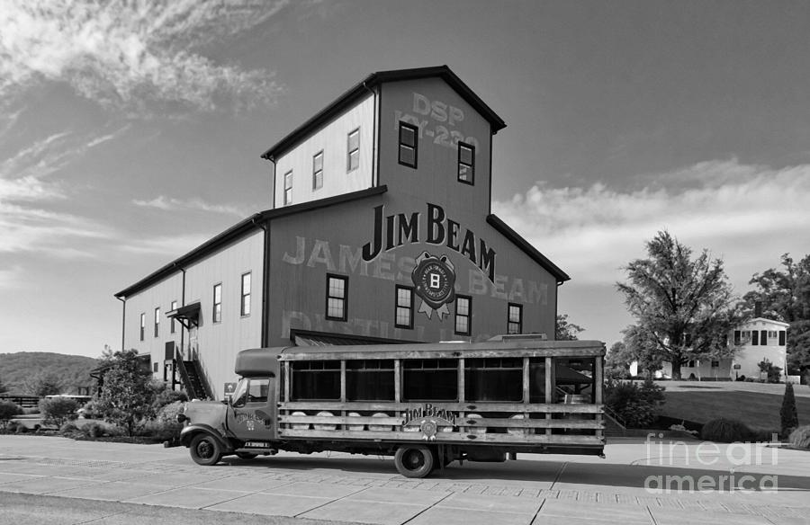 Beams Bourbon Showplace Black and White Photograph by Mel Steinhauer