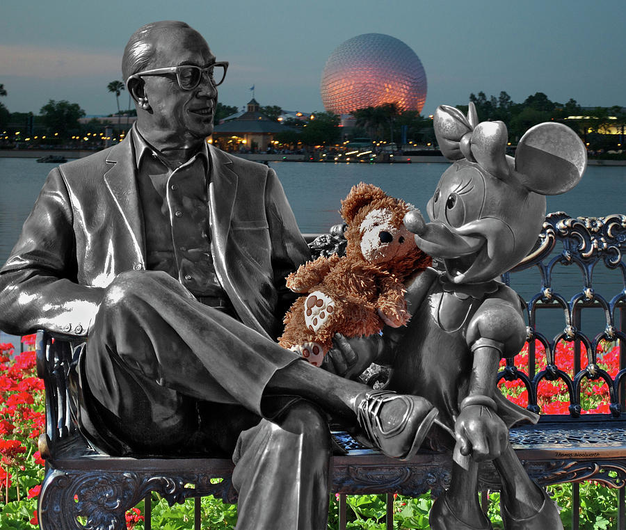 Fantasy Photograph - Bear and His Mentors Walt Disney World 05 MP by Thomas Woolworth