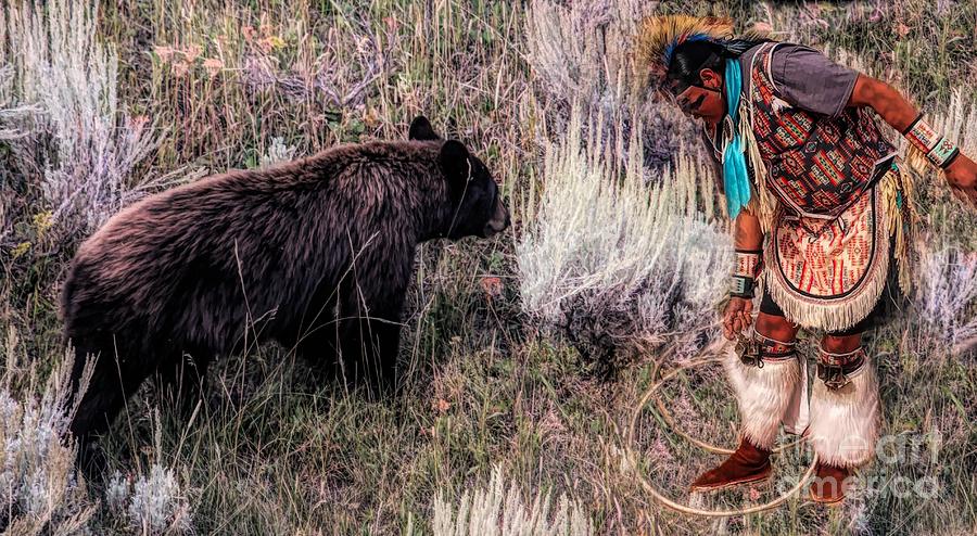 Bear and Navajo Photograph by Mark Jackson