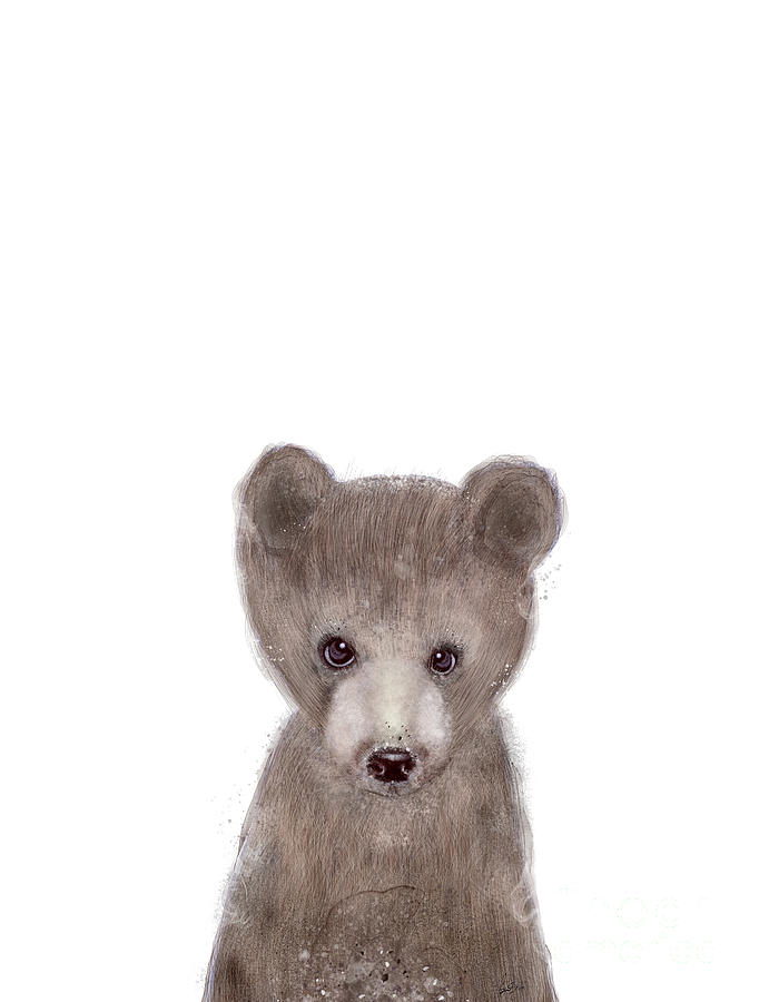 Wildlife Painting - Bear by Bri Buckley
