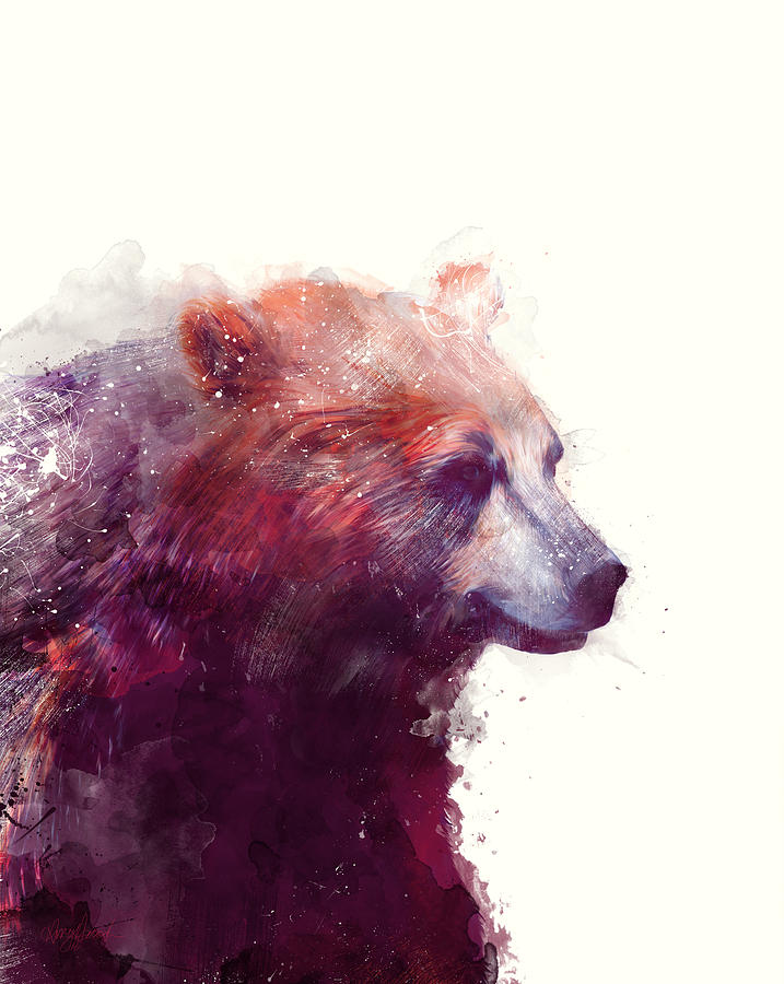 Bear Painting - Bear // Calm by Amy Hamilton