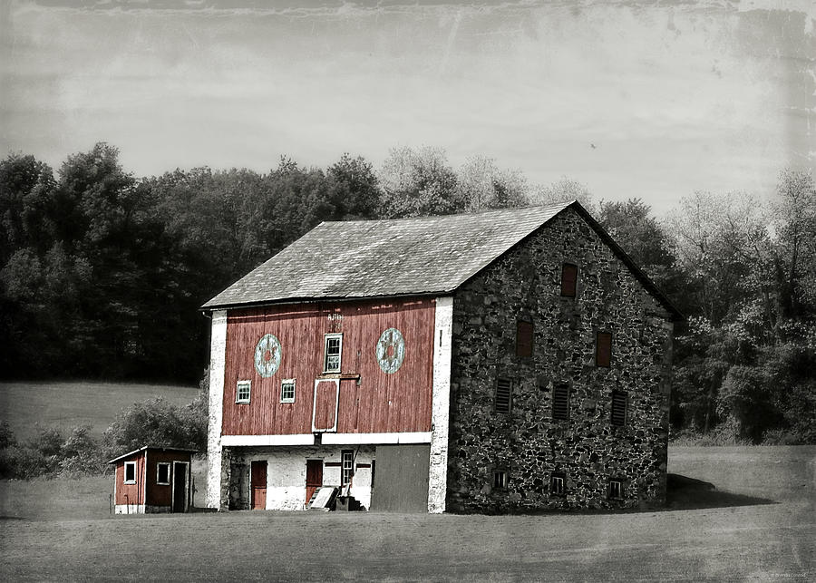 Barn Photograph - Bear Creek Barn by Dark Whimsy