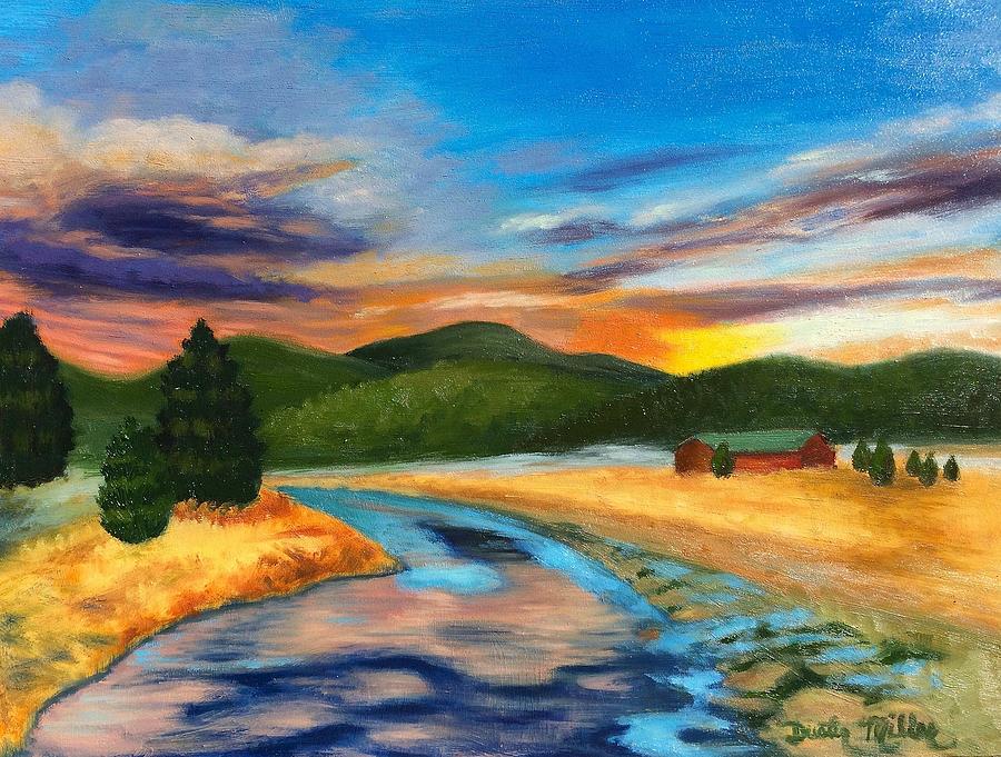 Bear Creek Colorado Painting by Dustin Miller