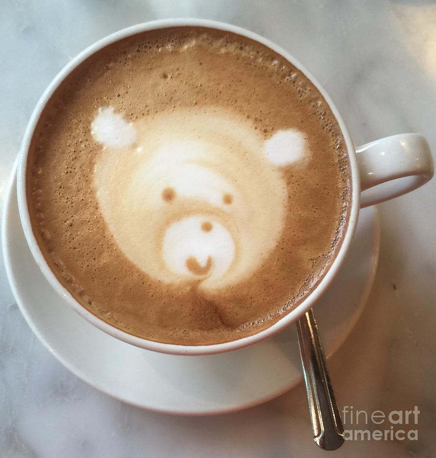 Bear Cup Latte  Photograph by Susan Garren
