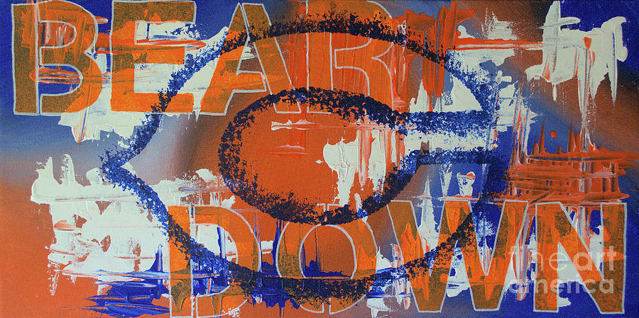 Bear Down Painting by Melissa Jacobsen