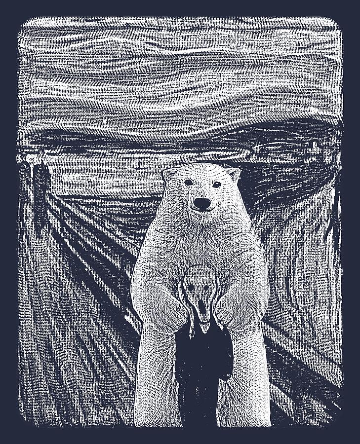 Edvard Munch Digital Art - Bear Factor by Mustafa Akgul
