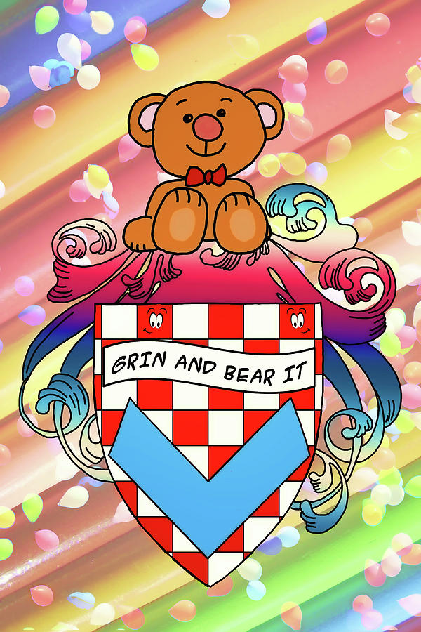 Bear Family Crest Digital Art by John Haldane