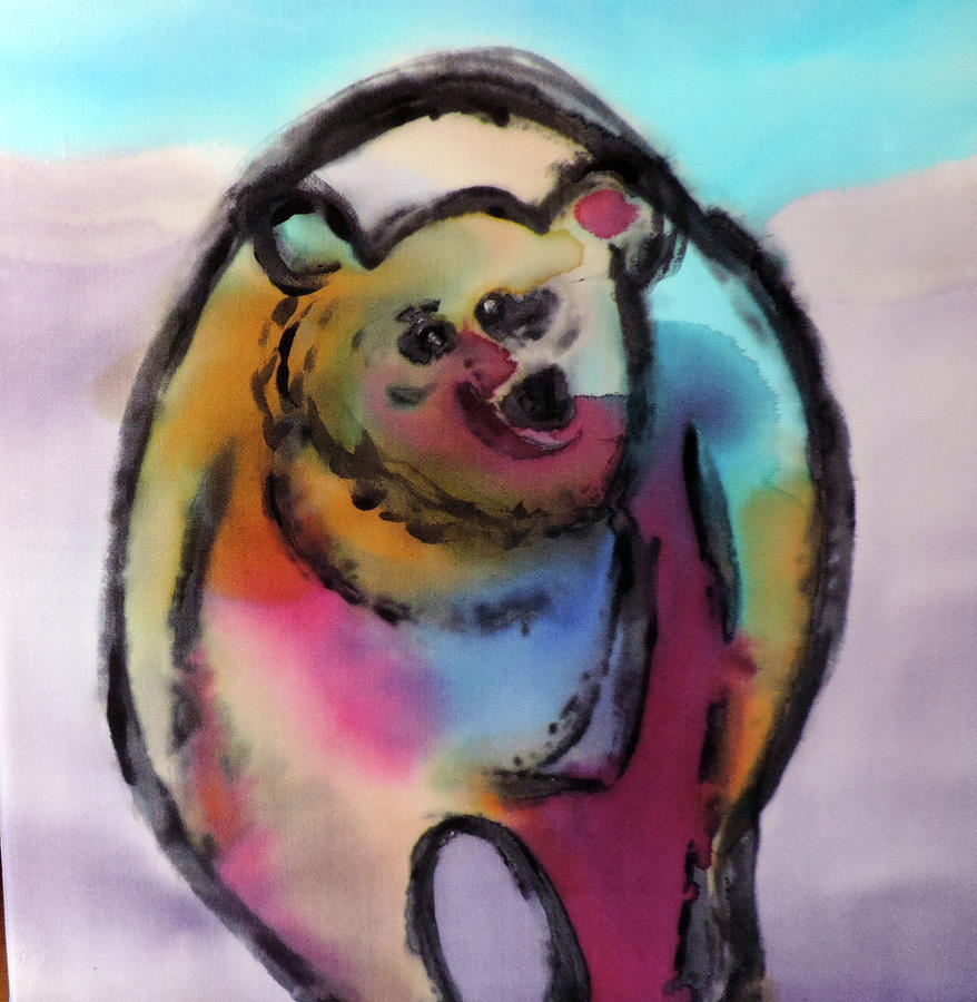 Bear Hug Painting by Mary Gorman