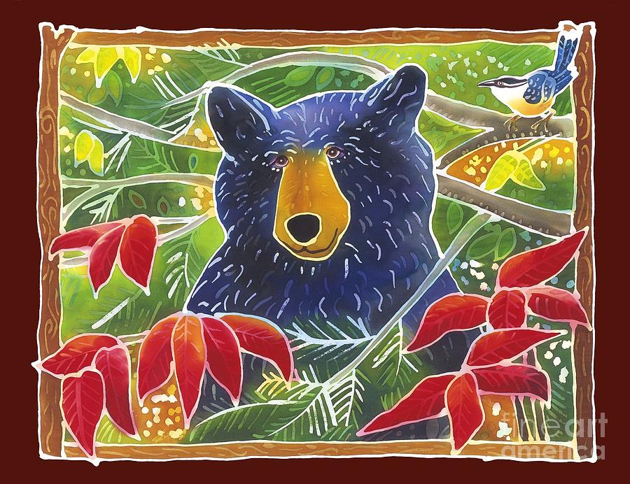 Bear Painting - Bear in the Sumac by Harriet Peck Taylor