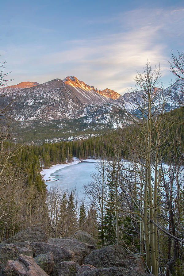 Bear Lake Winter Photograph by Aaron Spong