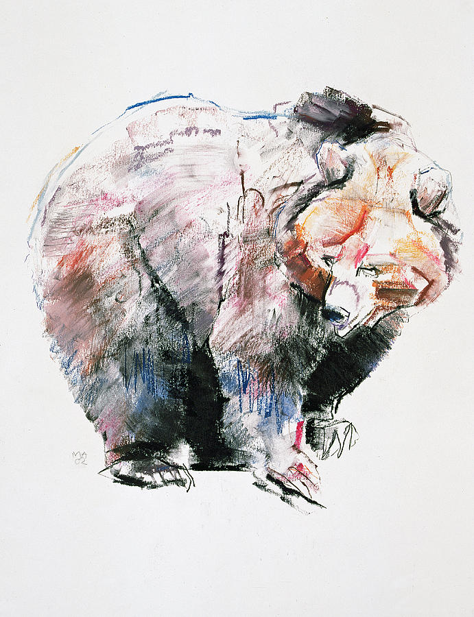 Bear Painting - Bear by Mark Adlington
