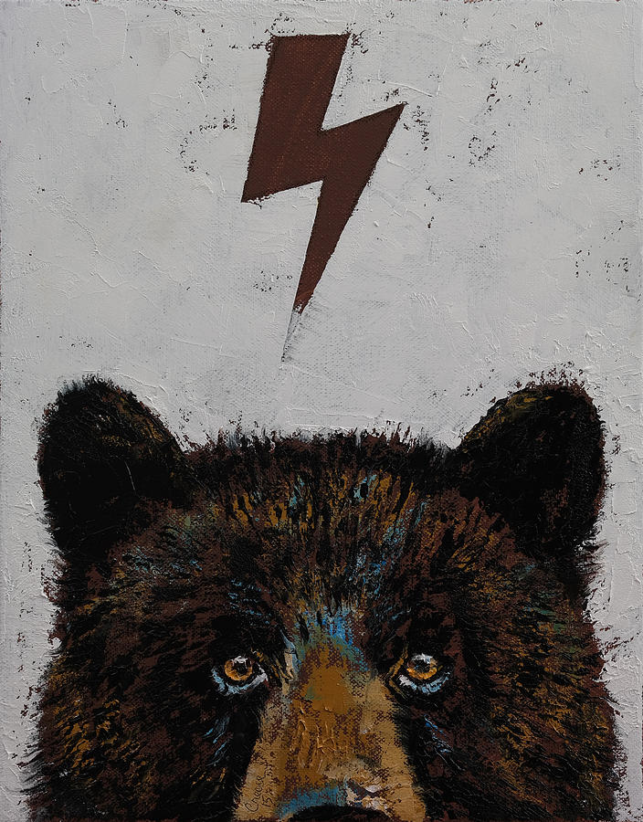 Bear Painting - Bear by Michael Creese