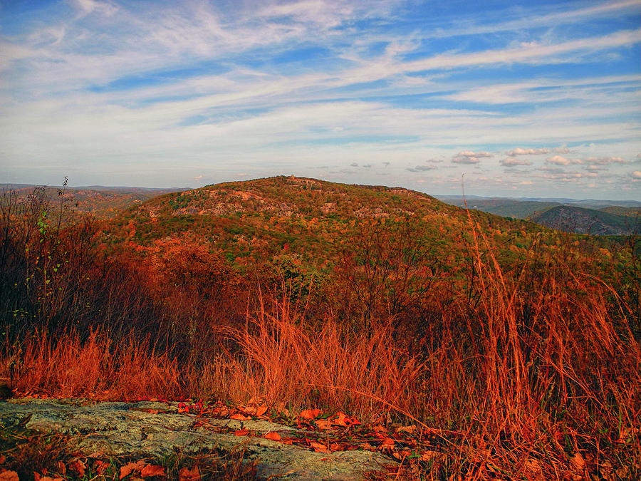 Bear Mountain from West Mountain from AT Photograph by Raymond Salani III
