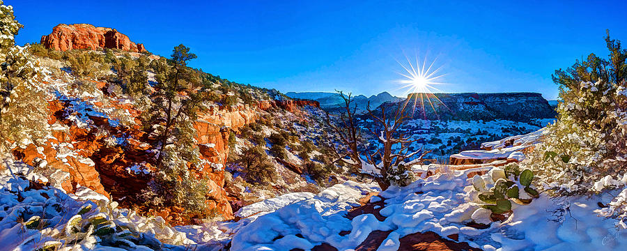 Bear Mountain Winter Photograph by ABeautifulSky Photography by Bill Caldwell