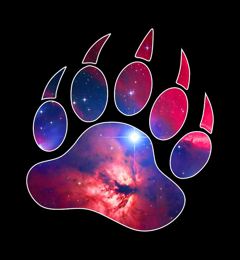 Bear Paw Nebula Digital Art by Chris Butler