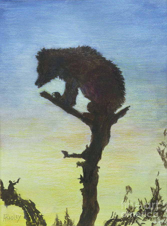 Bear with a View Painting by Ann Radley