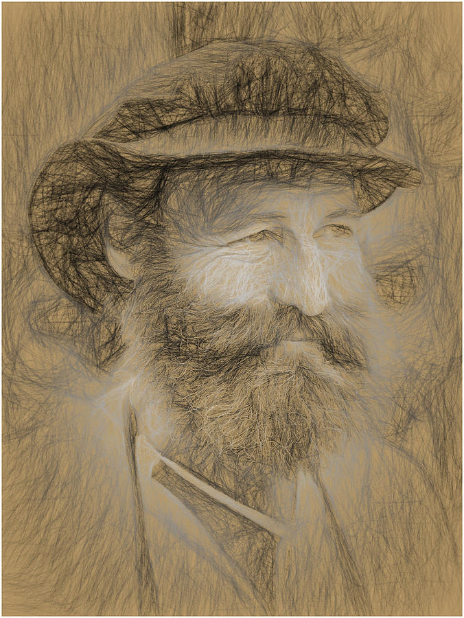 Portrait Photograph - Bearded Man by John Fotheringham