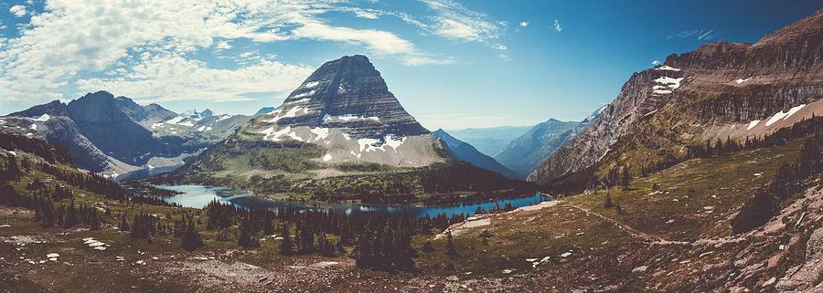Bearhat Mountain over Hidden Lake, MT Photograph by Mati Krimerman