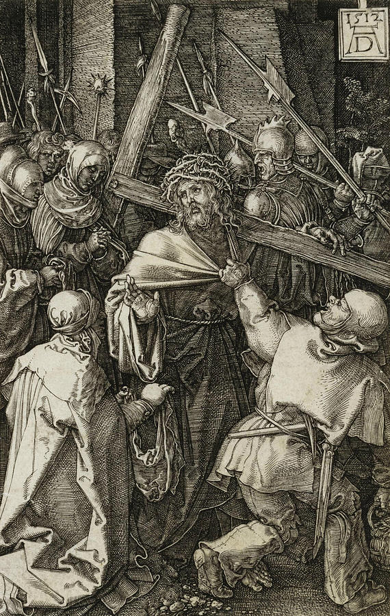 Bearing of the Cross Relief by Albrecht Durer