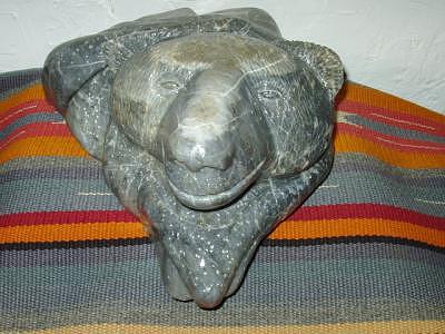 Bearly Keeping My Head Above Water Sculpture by William Luke Bearly Keeping My Head Above Water Sculpture by William Luke