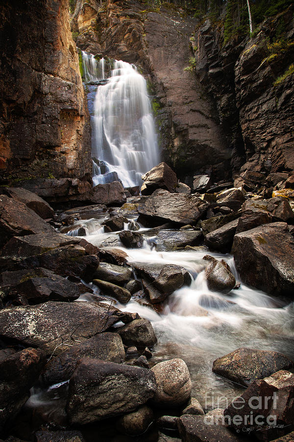 Beartooth Falls Photograph by Craig J Satterlee