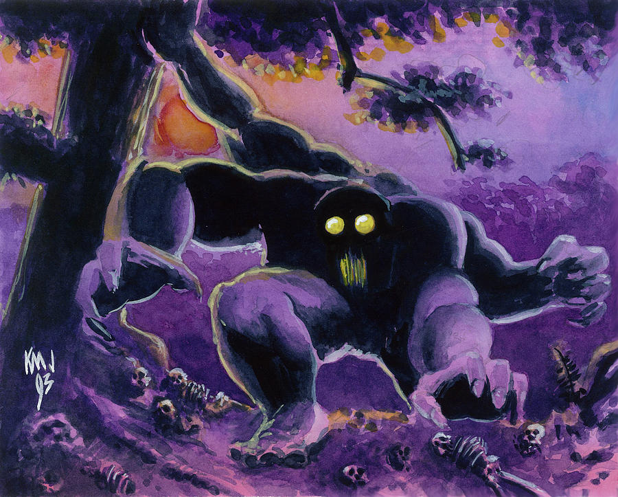 Fantasy Painting - Beast #1 by Ken Meyer jr
