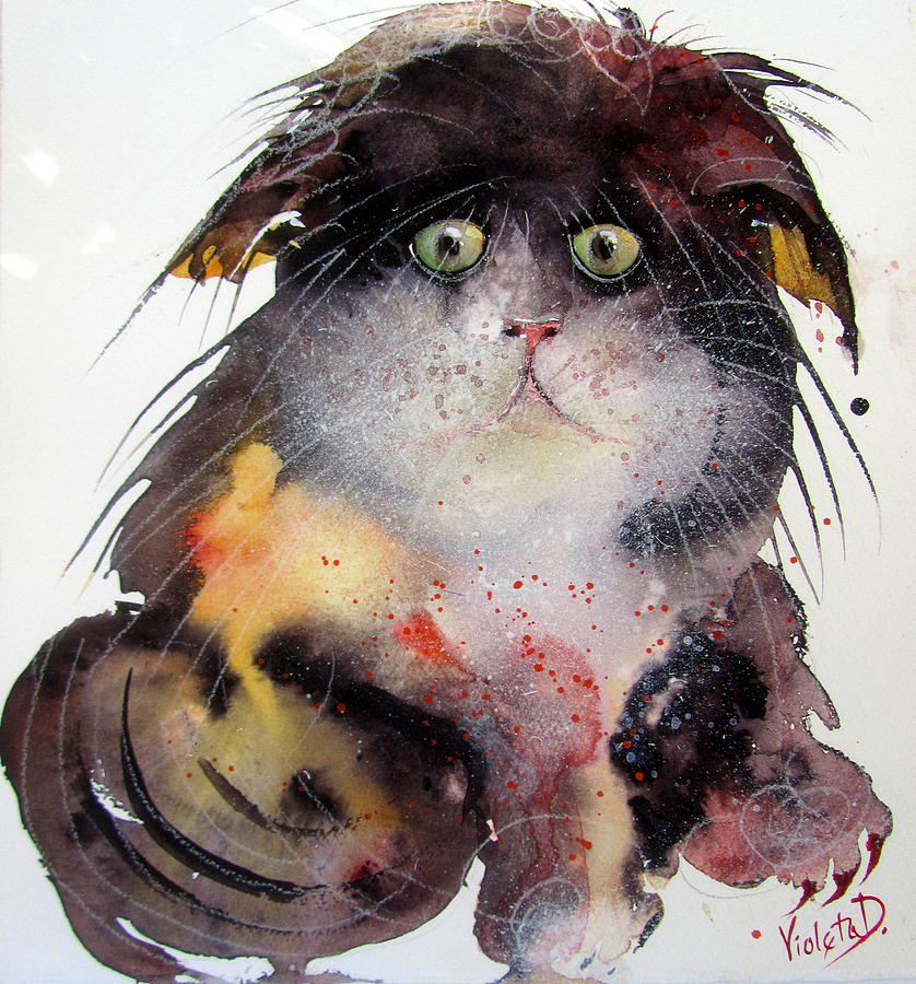 Beastie Painting - Beastie Boo by Violeta Damjanovic-Behrendt Beastie Painting - Beastie Boo by Violeta Damjanovic-Behrendt
