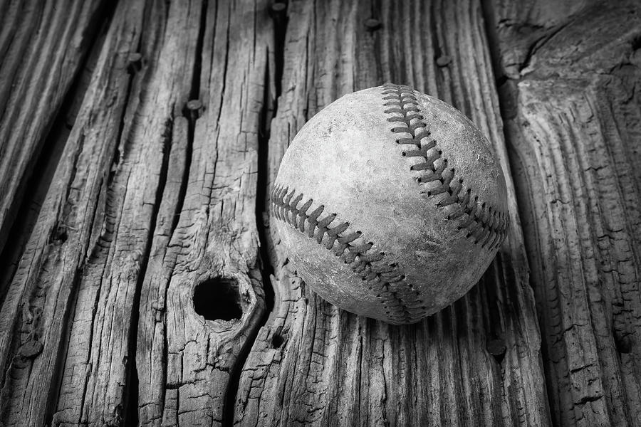 Beat Up Baseball Photograph by Garry Gay
