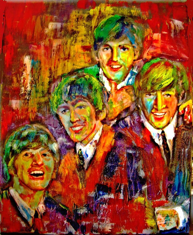 Beatles 63 Painting by Leland Castro