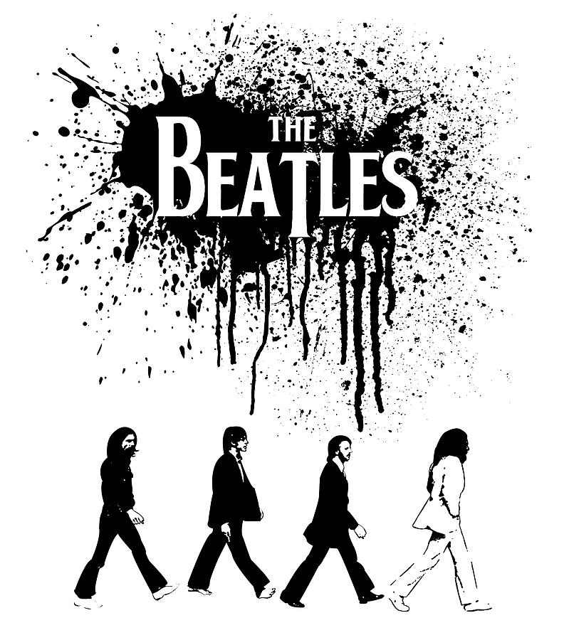 Beatles Painting by Art Popop