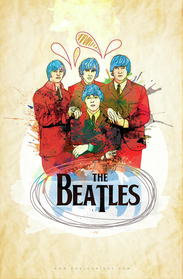 Beatles Digital Art by Phalguni Roy - Fine Art America