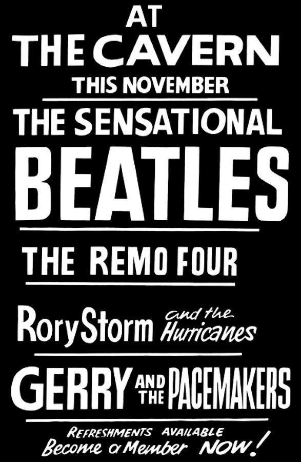Beatles Poster Digital Art by Roger Lighterness