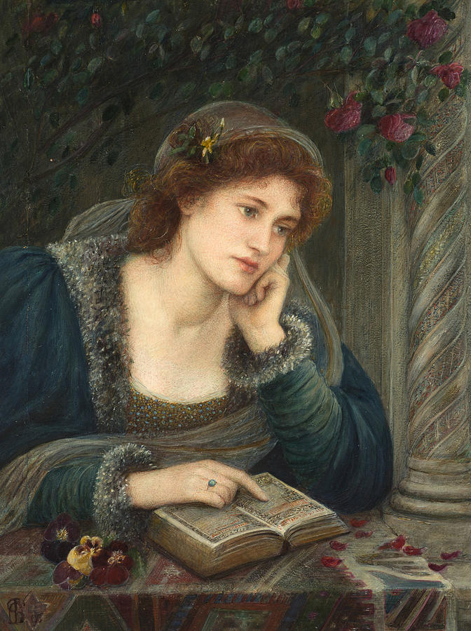 Beatrice Painting by Marie Spartali Stillman