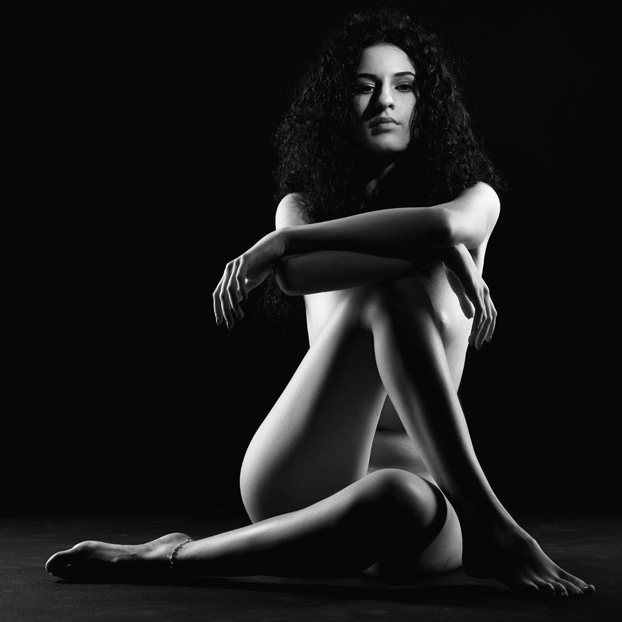 Beatrice Nude Fine Art Low Key Photograph By Alessandro Della Torre