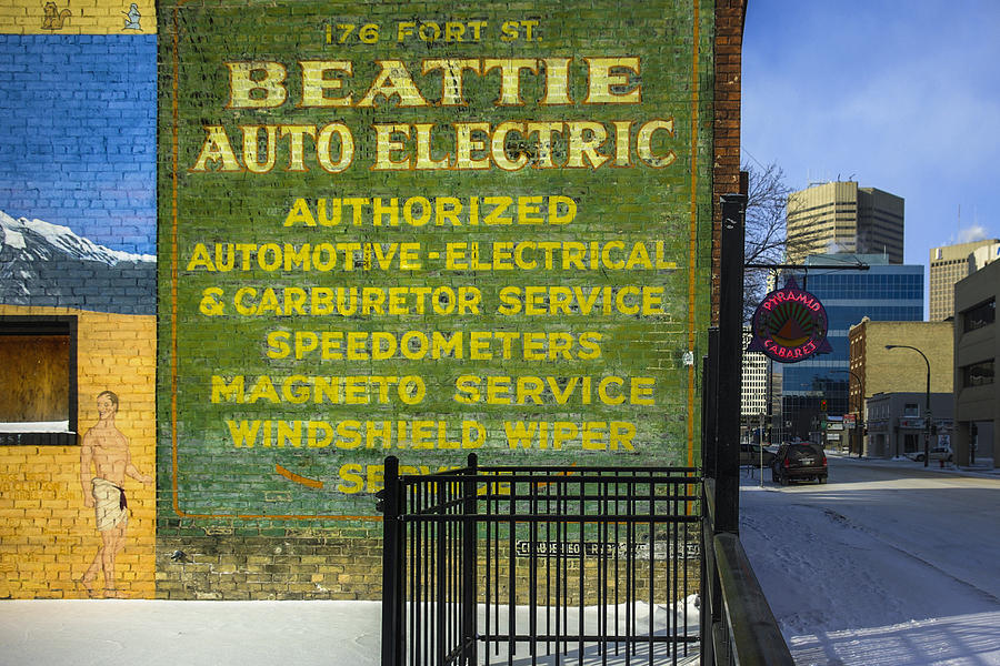 Beattie Auto Electric Photograph by Bryan Scott