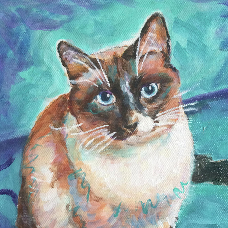 Beau Kitty Painting by Judy Rogan