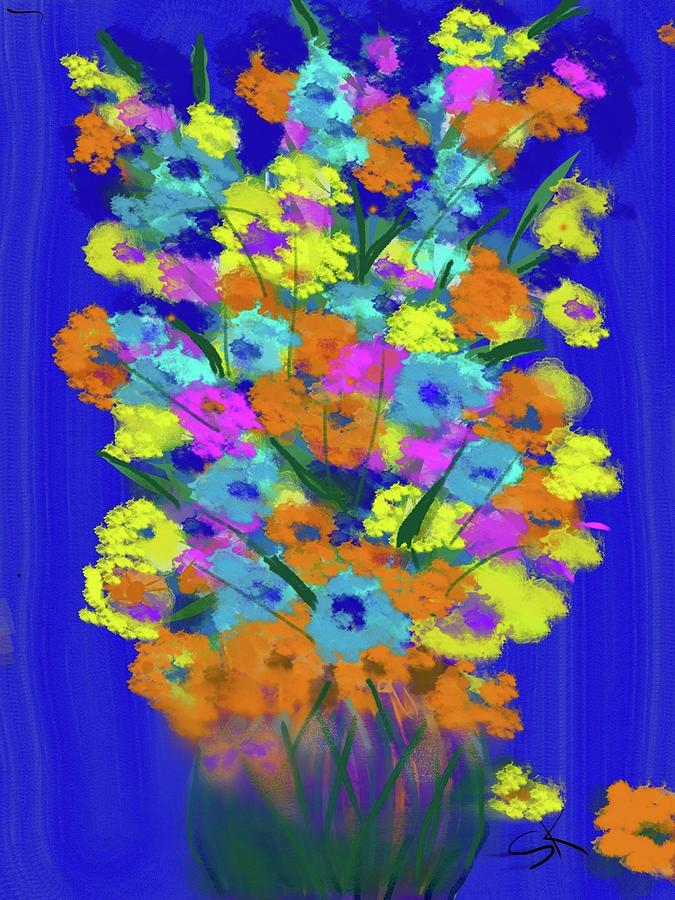 Beaucoup Bouquet Digital Art by Sherry Killam