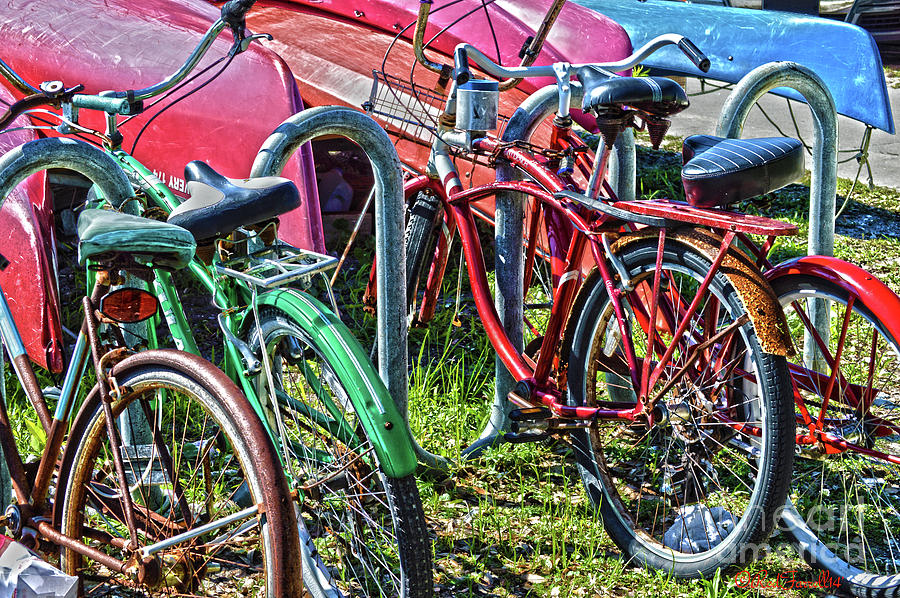 Beaufort, NC Bikes Photograph by Rod Farrell