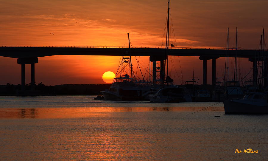 Beaufort Sunset Photograph by Dan Williams