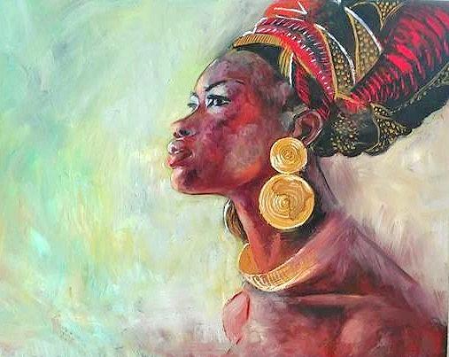 african women paintings