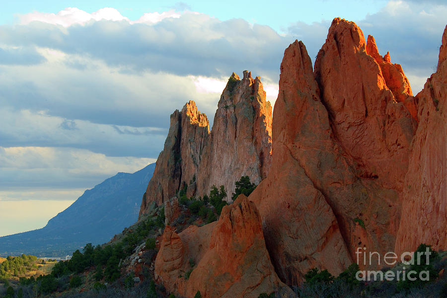 Beautiful Afternoon Light on Garden of the Gods Photograph by Steven Krull