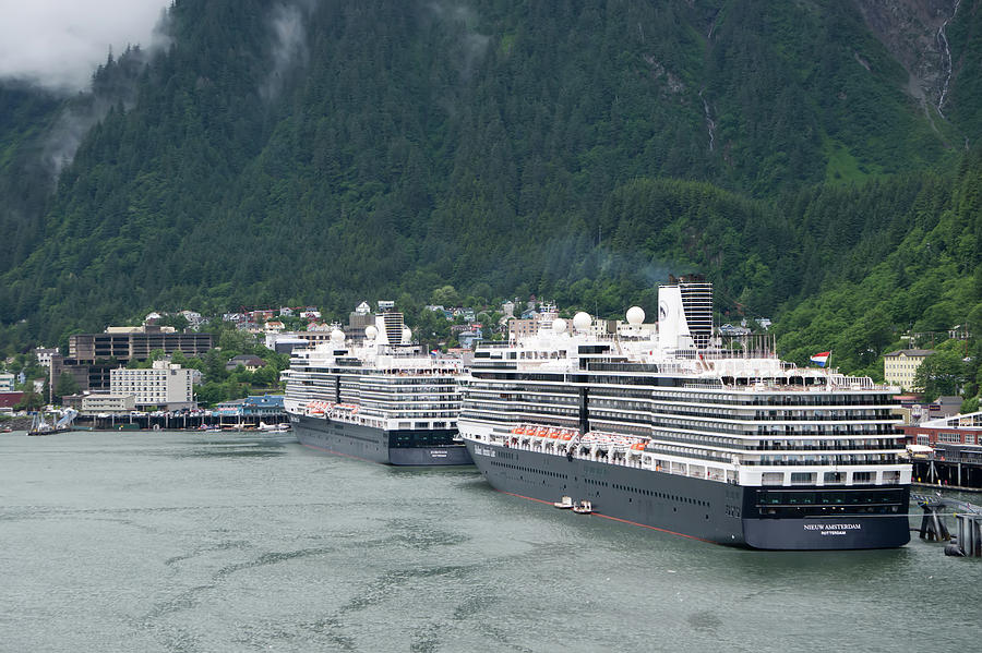 beautiful Alaskan cruise ship scenery  Photograph by Alex Grichenko