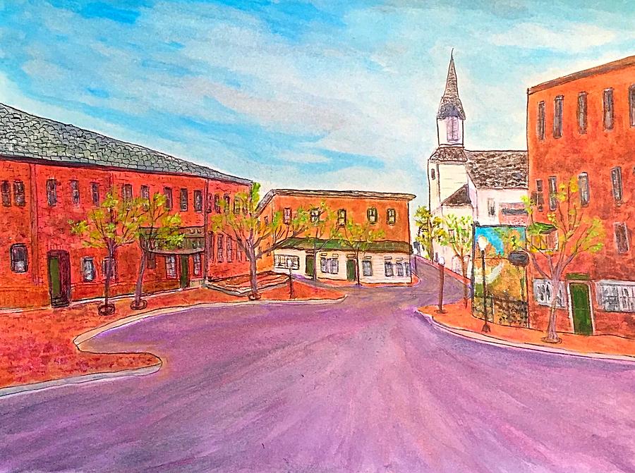 Beautiful Amesbury Painting by Anne Sands