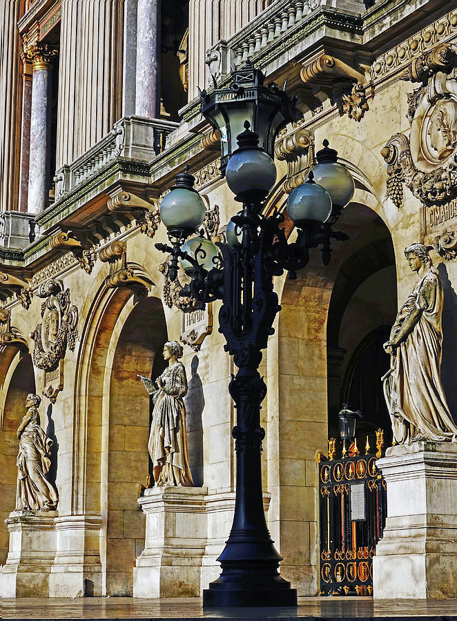 Beautiful Architectural View Of The Palais Garnier In Paris, France Photograph by Rick Rosenshein
