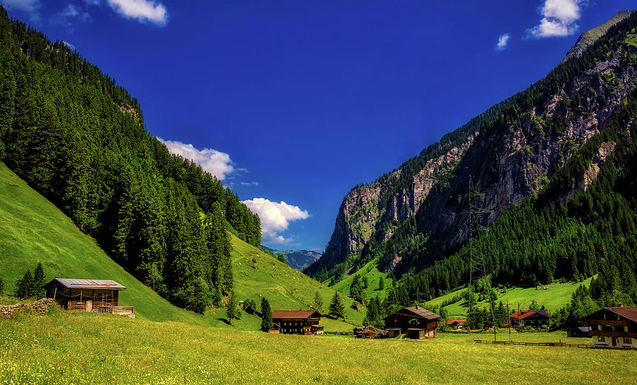 Beautiful Austrian Alpine Valley Photograph by Mountain Dreams