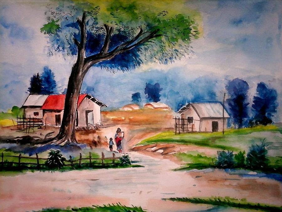 Beautiful Bangladesh Painting By Royhan Roney   Beautiful Bangladesh Royhan Roney 